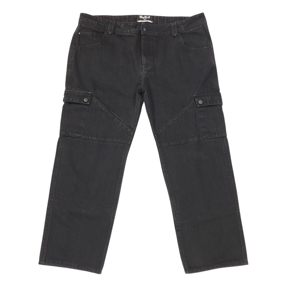 Bull-It Tactical Ranger Motorcycle Jeans Men's Size 42 42X28 Black Cargo Pockets